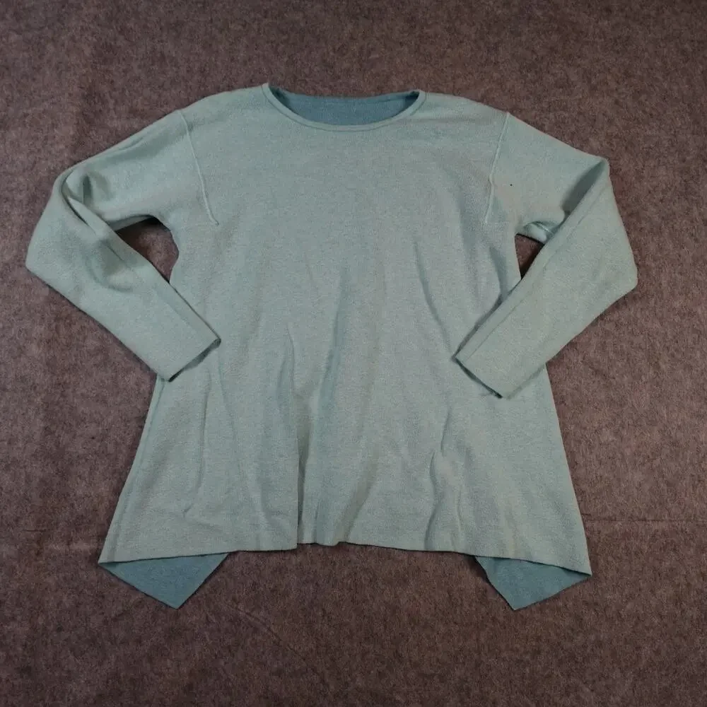 J. Jill Sweater Womens XS/S? Reversible Crew Neck Asymmetrical Hem Knit Pullover